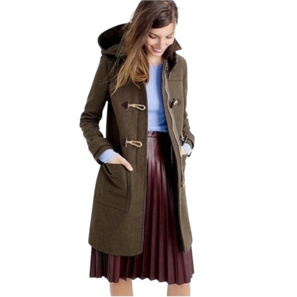J Crew Collection toggle coat in Italian wool-blend melton - Picture 6 of 15